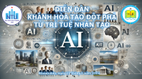Diễn đàn “Khánh Hòa tạo đột phá từ trí tuệ Nhân tạo (AI)” diễn ra tại Trường ĐH Nha Trang